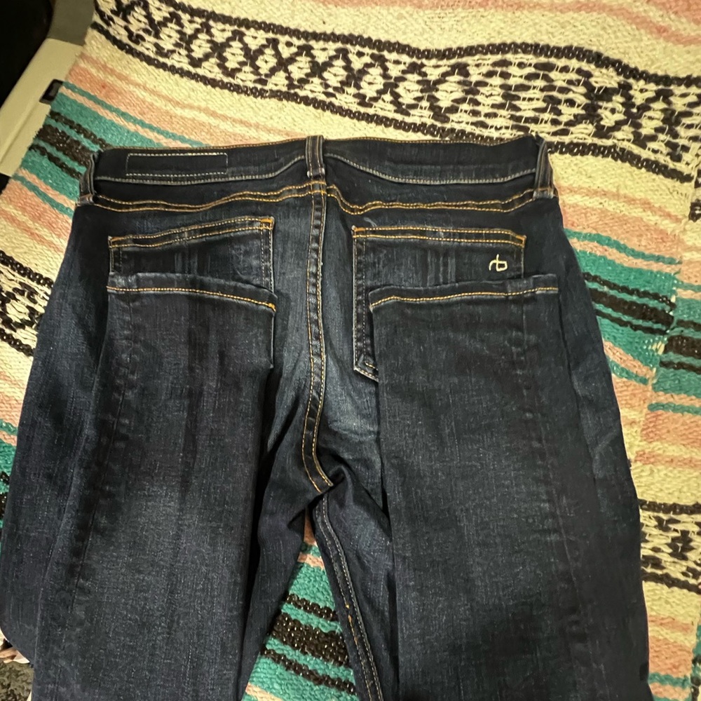 Dark Washed Rag & Bone Jeans - Picture 7 of 8